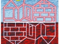 Peter Ward_Yin Yang Bella Vista_2012_60x30cm_linocut