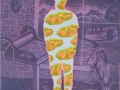 Peter Ward_Studio Selfie 2_50x50cm_linocut