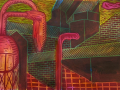 Hand coloured factory