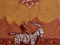Peter-Ward_EyeCrowGoat_2023_linocut_for-web